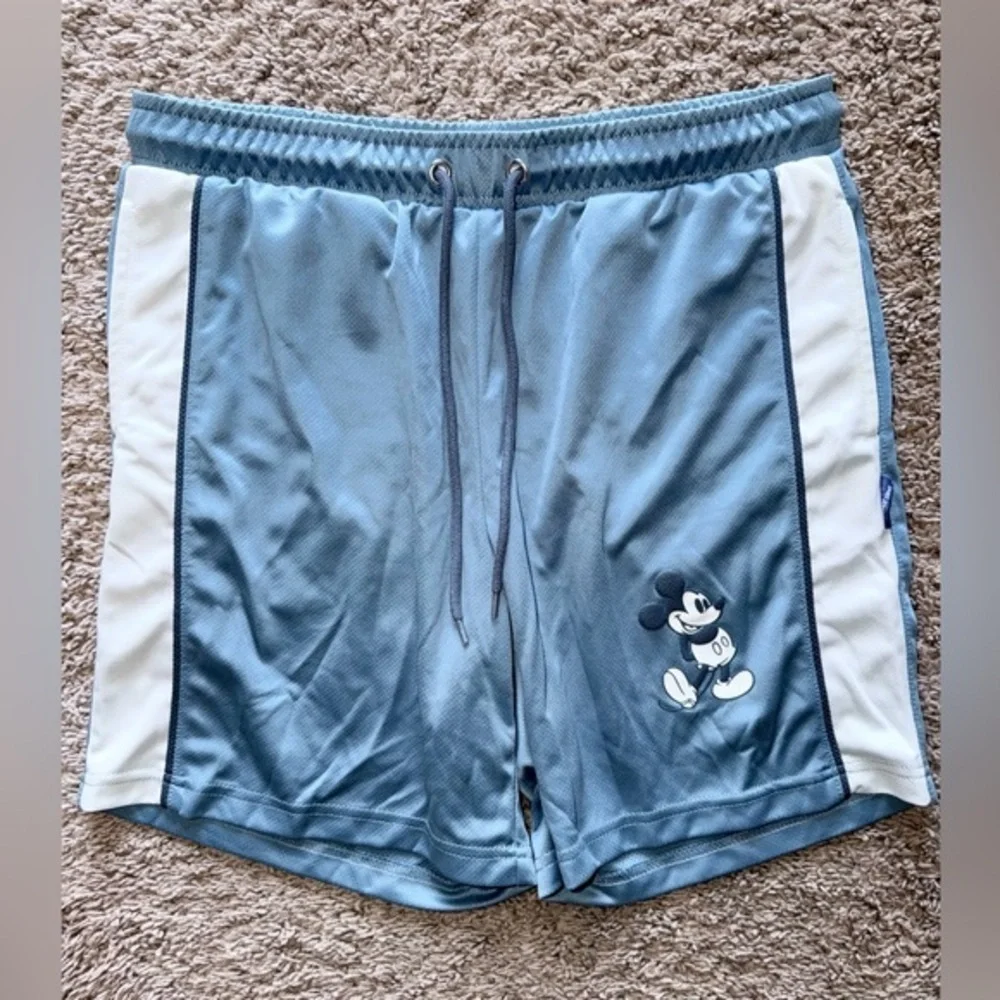 Disney Men's Athletic Shorts in Blue and White